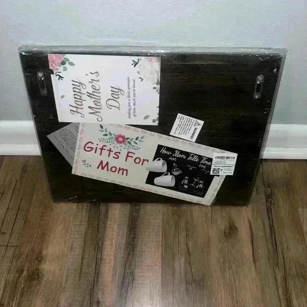 NEW! Funny Wooden Holder for Mother’s! Mugs&Glasses Not Included,Assembly Needed - Picture 6 of 9